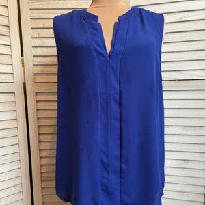 Royal Blue Sleeveless Blouse
